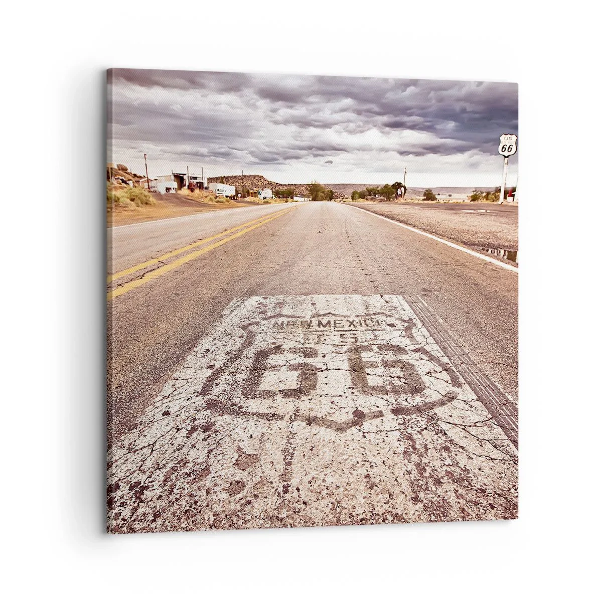 Obraz na płótnie - Mother Road - amerykańska legenda - 60x60 cm
