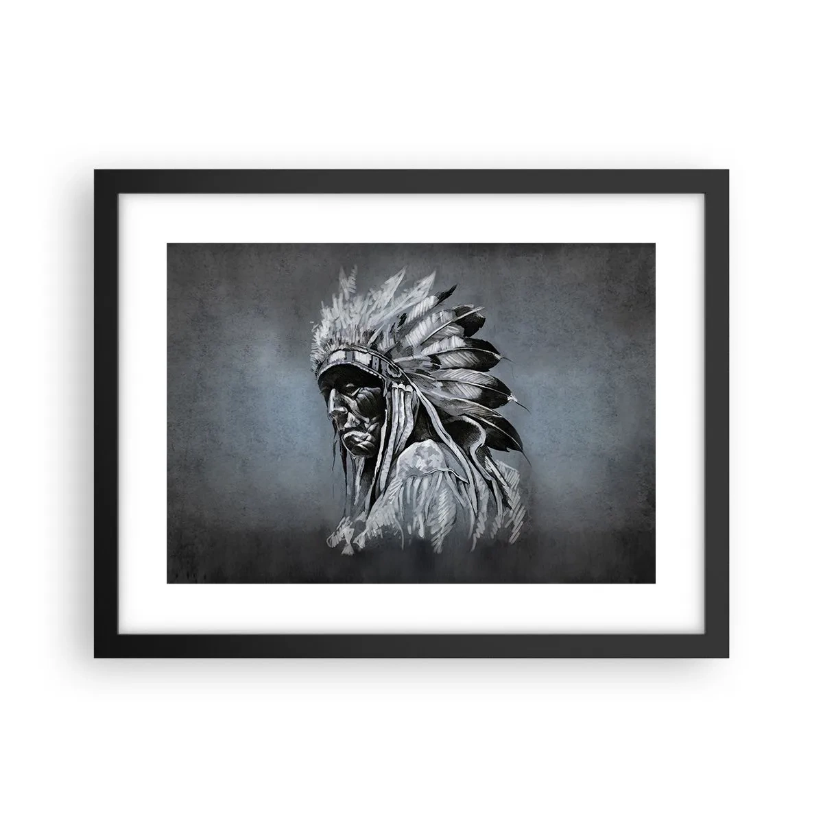 Plakat w czarnej ramie - Powrót do korzeni - 40x30 cm