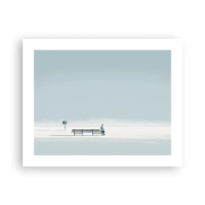 Plakat - Tak, czekam. - 50x40 cm