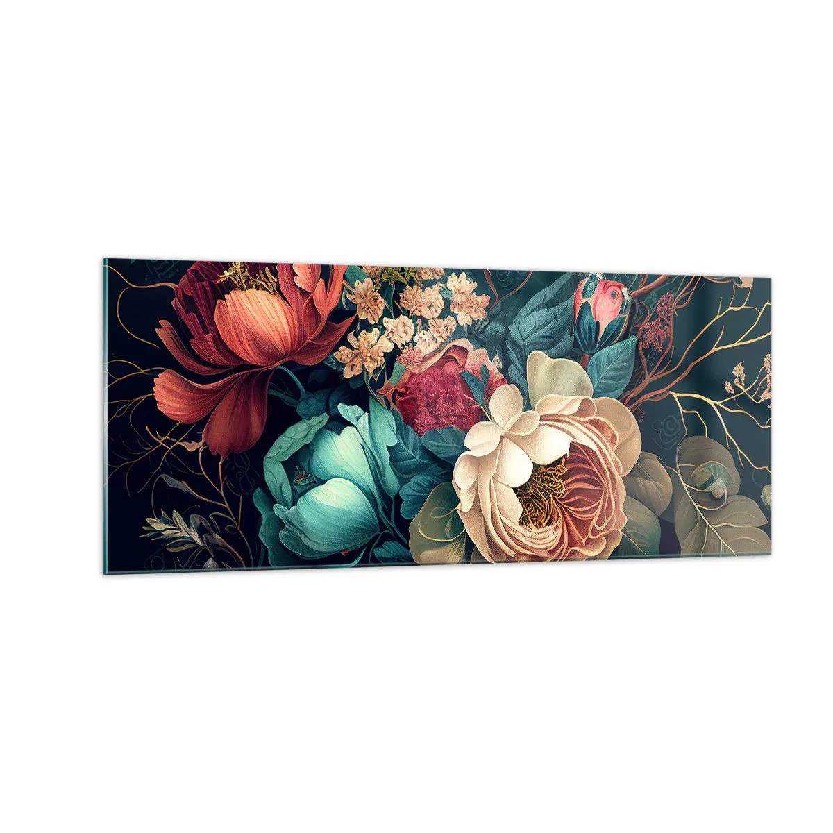 Obraz na szkle - XIX-wieczny czar - 100x40 cm
