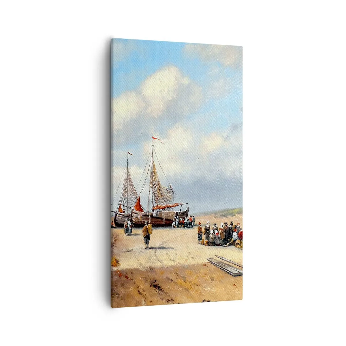 Obraz na płótnie - Po udanym połowie - 55x100 cm