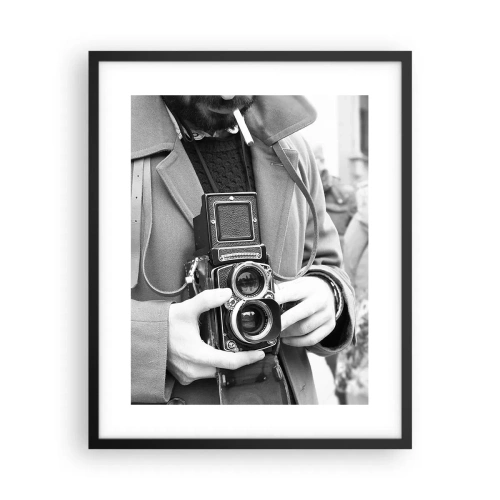 Plakat w czarnej ramie - W stylu retro - 40x50 cm