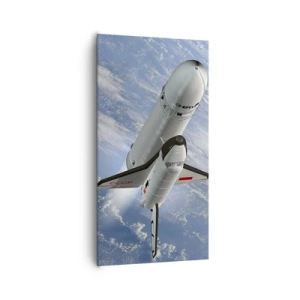 Obraz na płótnie - Kosmiczne wniebowstąpienie - 65x120 cm