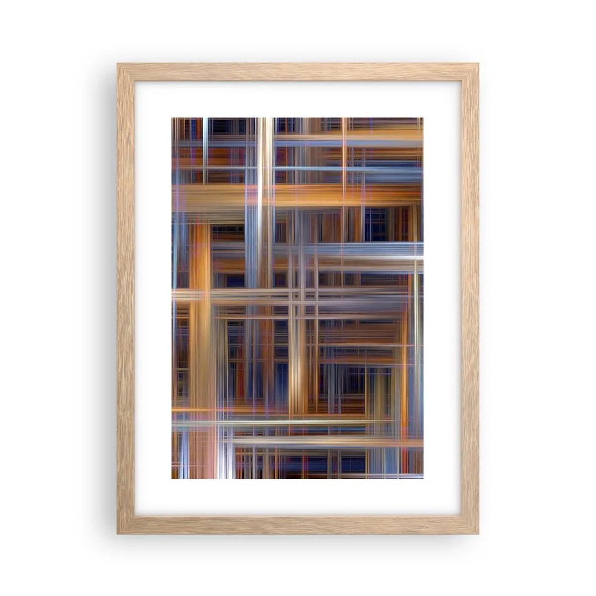 Plakat w ramie jasny dąb - Utkane ze światła - 30x40 cm