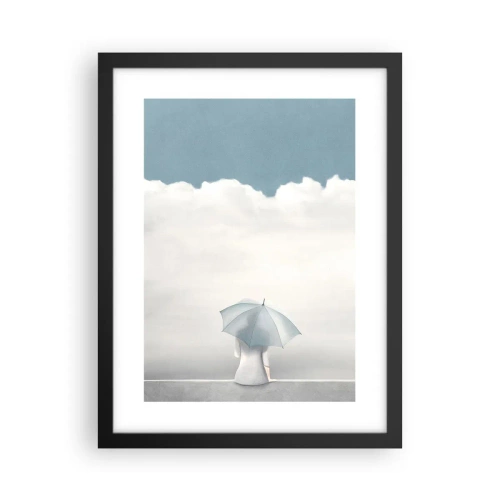 Plakat w czarnej ramie - Na krawędzi jawy i marzenia - 30x40 cm