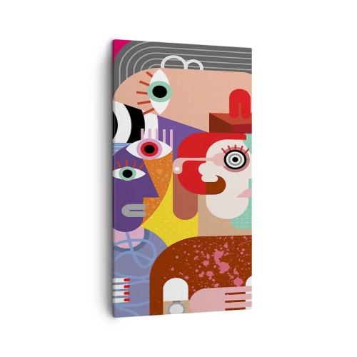 Obraz na płótnie - My od pana Picassa - 45x80 cm