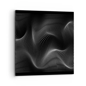 Obraz na płótnie - Taniec światła w przestrzeni - 70x70 cm