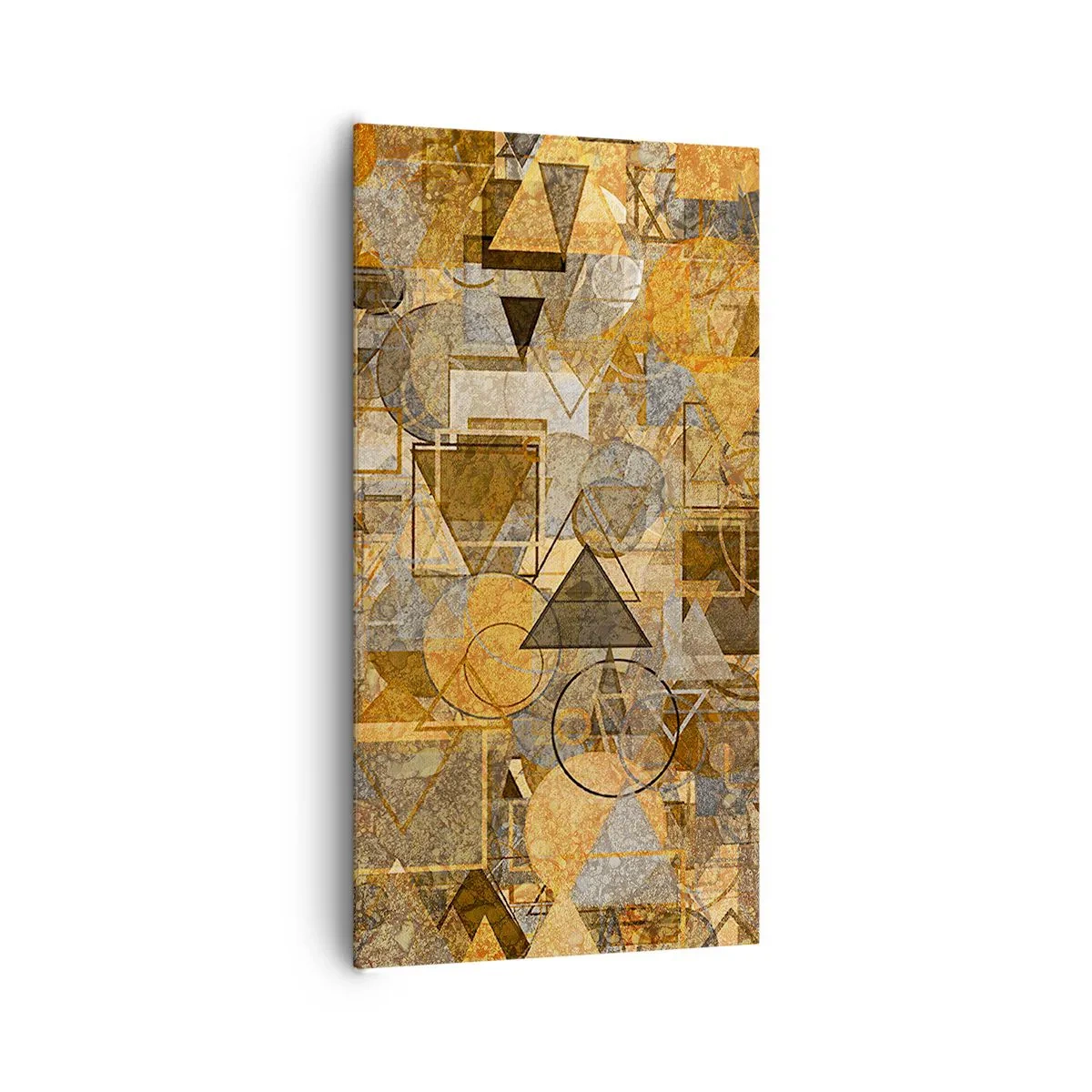 Obraz na płótnie - Świat ujęty w formę - 65x120 cm