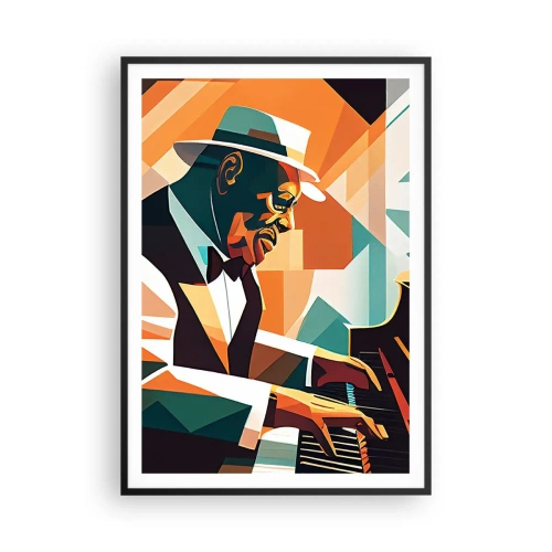 Plakat w czarnej ramie - Cały ten jazz - 70x100 cm
