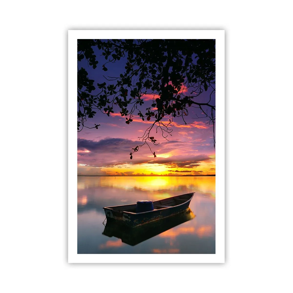 Plakat - "Zdajesz się wisieć w środku niebokręga…" - 61x91 cm