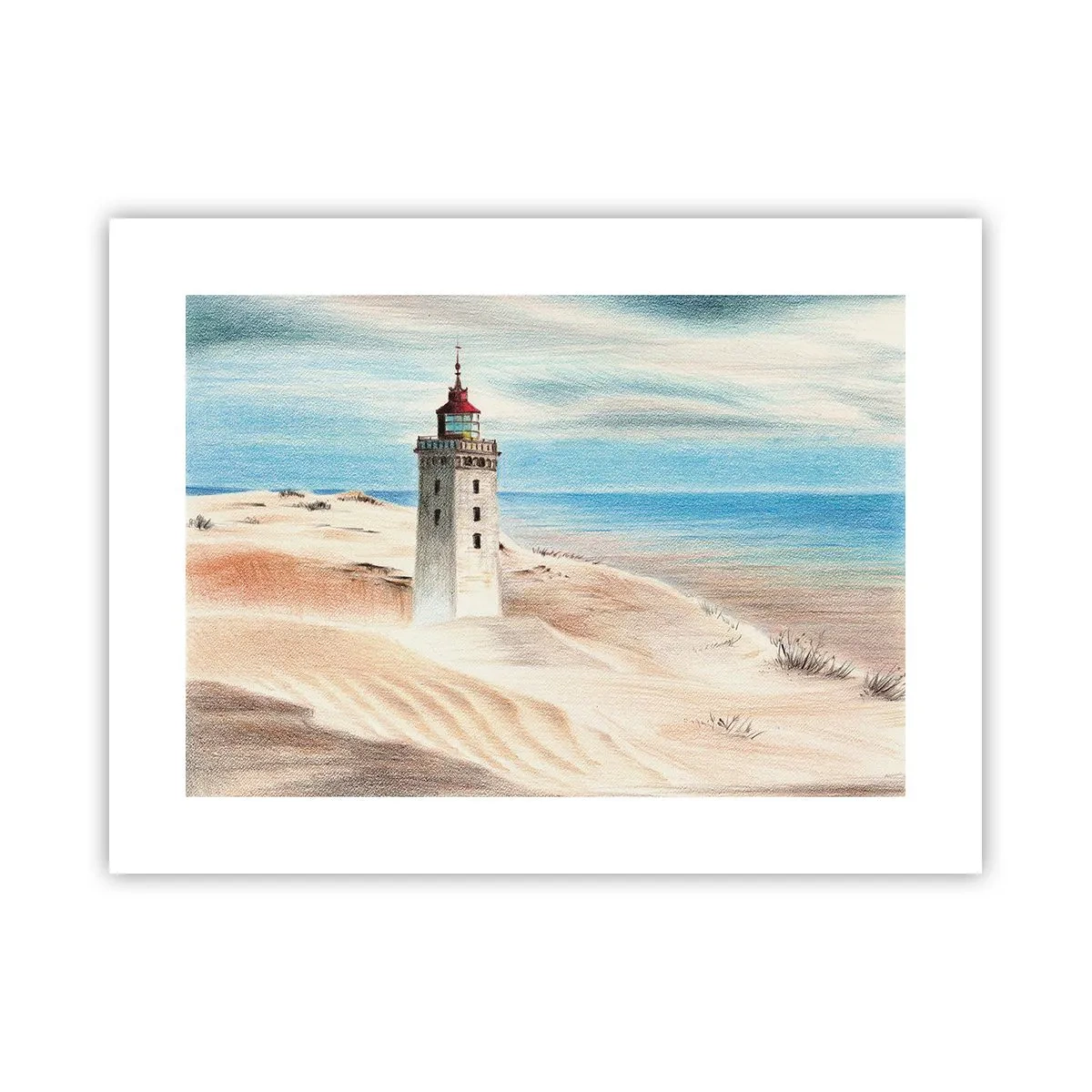 Plakat - Zawsze wpatrzona w morze - 40x30 cm
