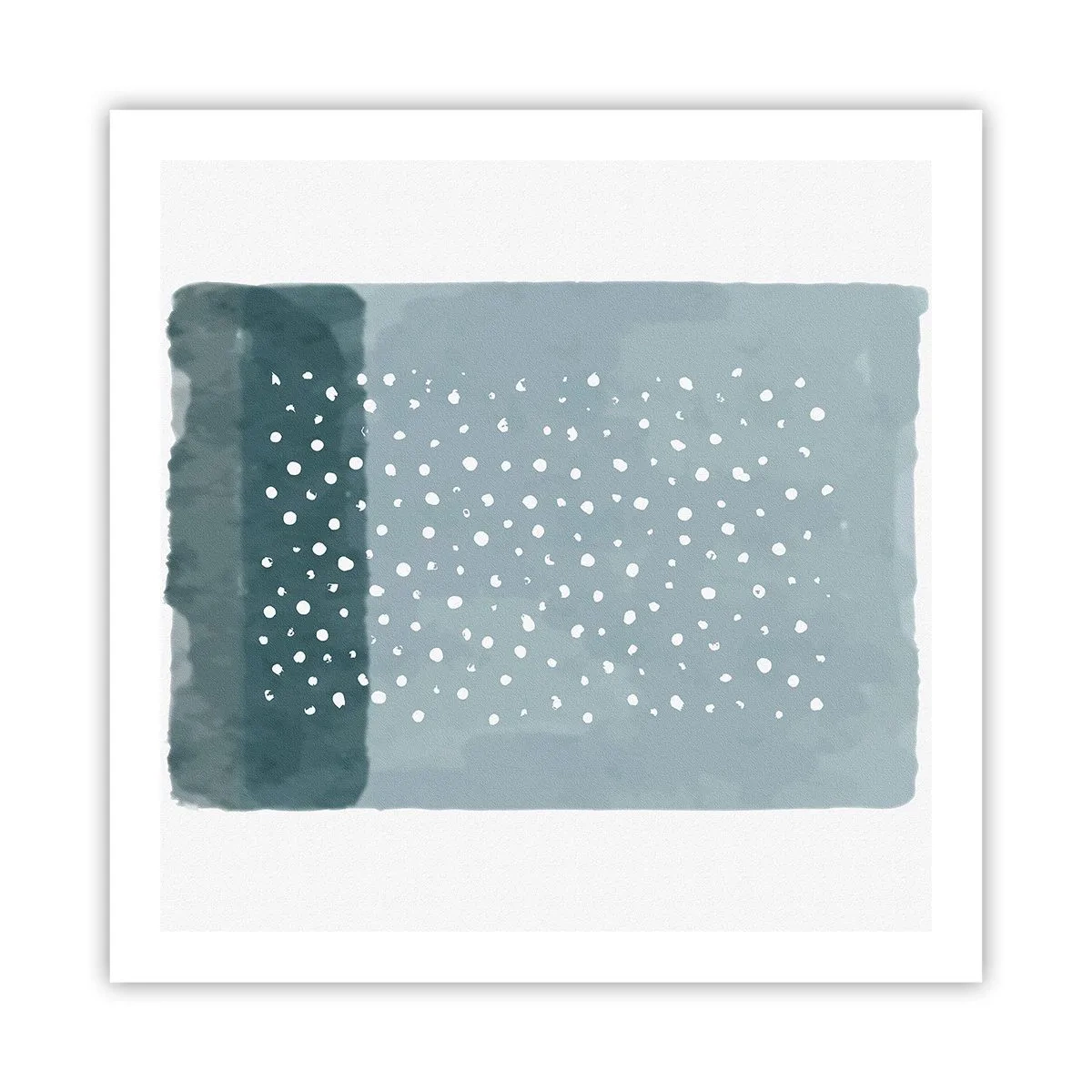 Plakat - Wyrosłe na błękicie - 60x60 cm