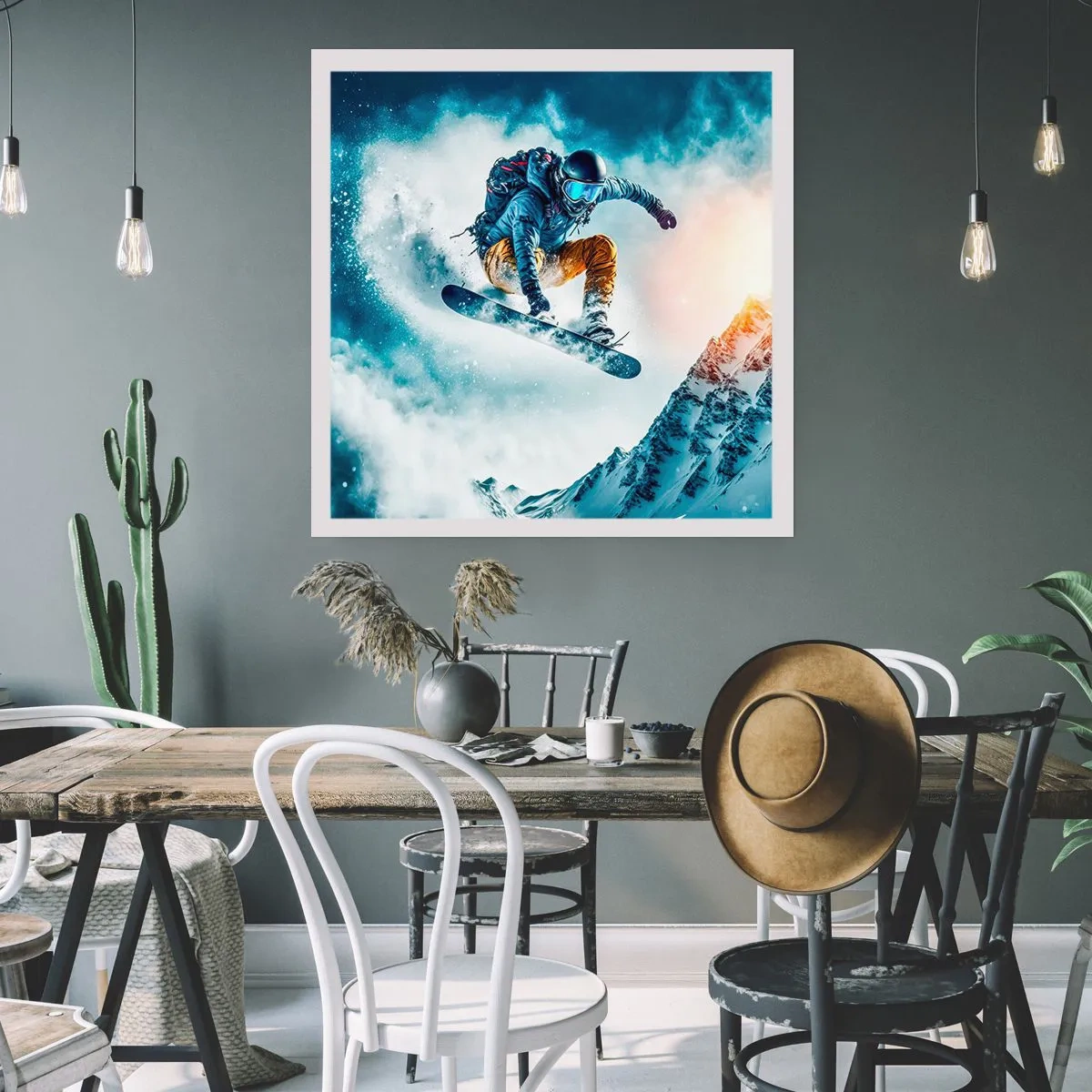 Plakat - Ekstremalne emocje - 60x60 cm