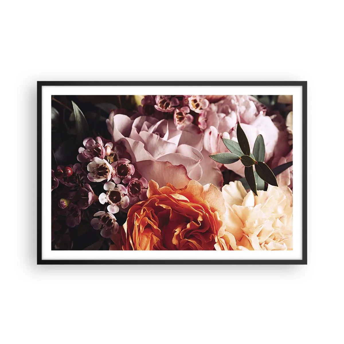 Plakat w czarnej ramie - Otulone pięknem - 91x61 cm