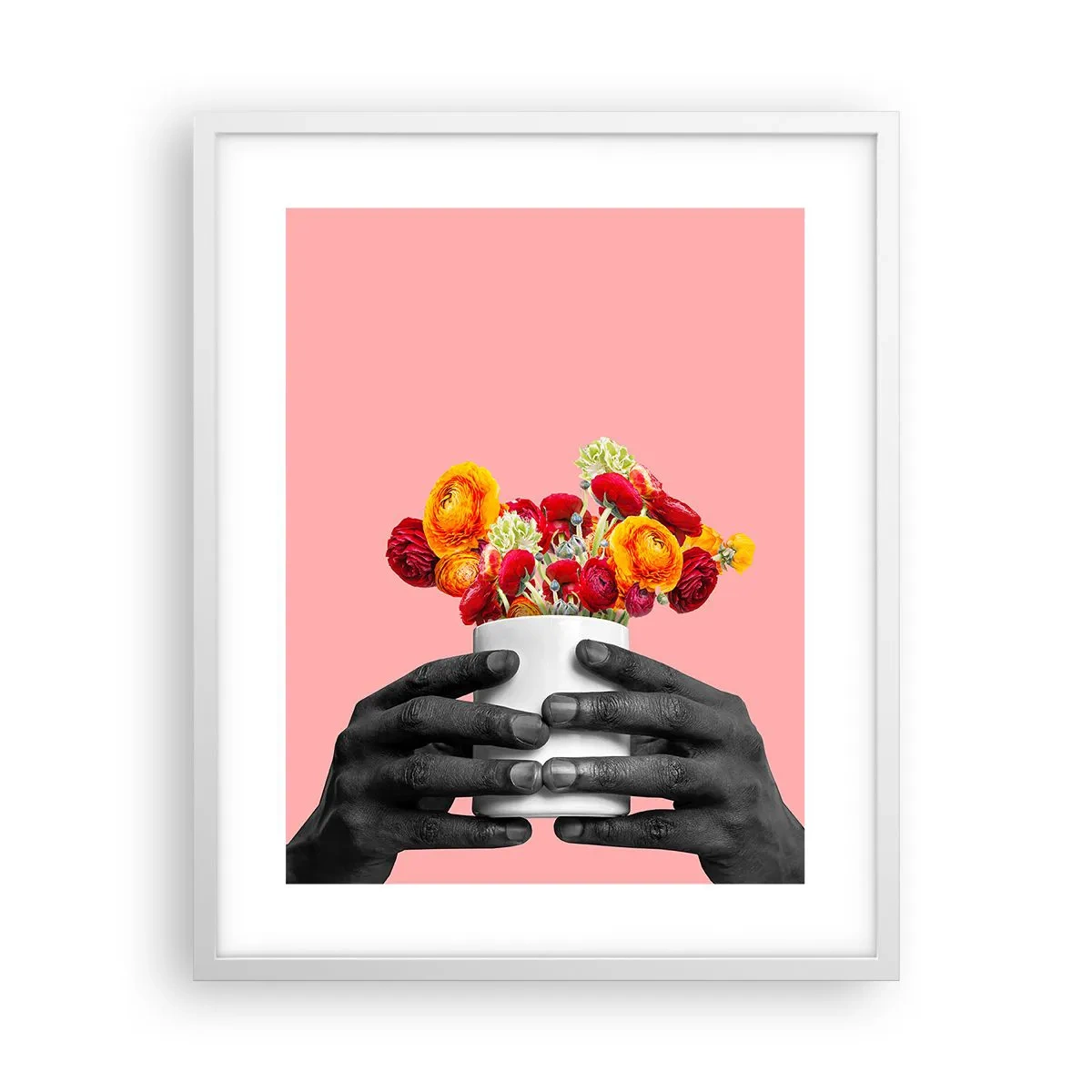 Plakat w białej ramie - Apoteoza życia - 40x50 cm