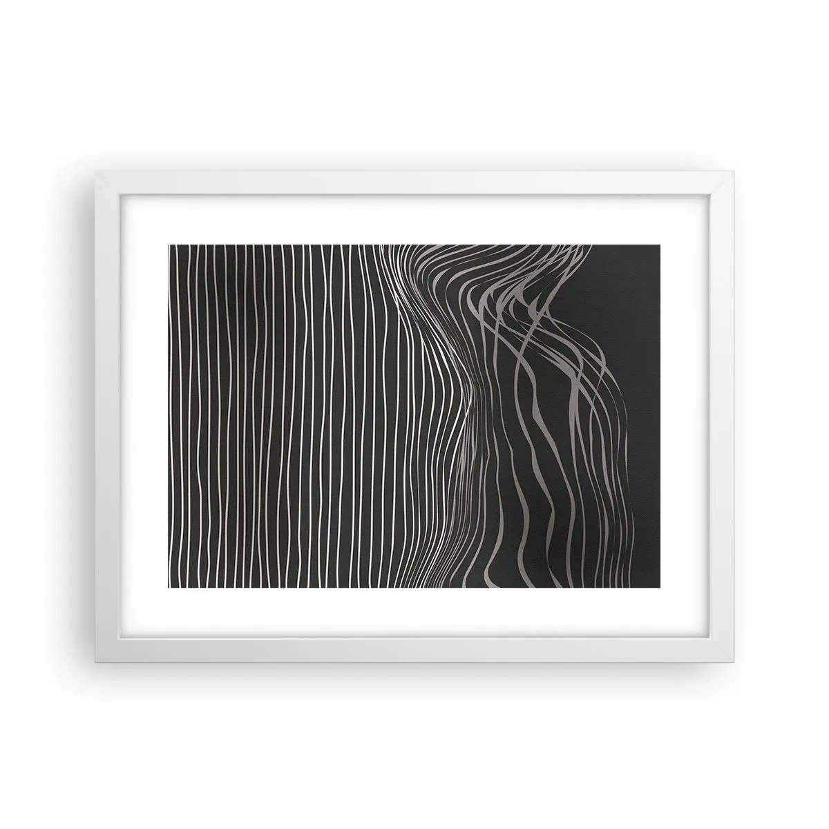 Plakat w białej ramie - Rytm i akcent - 40x30 cm