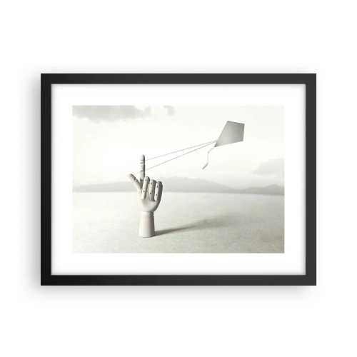 Plakat w czarnej ramie - Próba sił - 40x30 cm