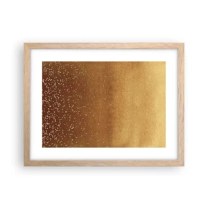 Plakat w ramie jasny dąb - Narodziny światła - 40x30 cm