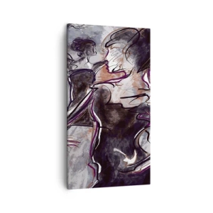 Obraz na płótnie - Rozpłynąć się w muzyce - 45x80 cm
