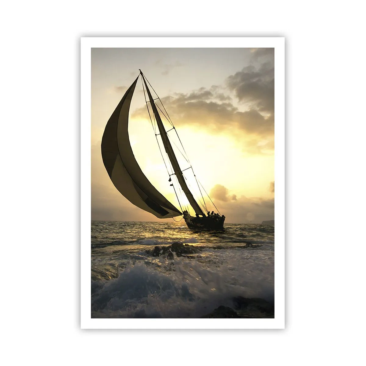 Plakat - Z wiatrem i pod wiatr - 70x100 cm