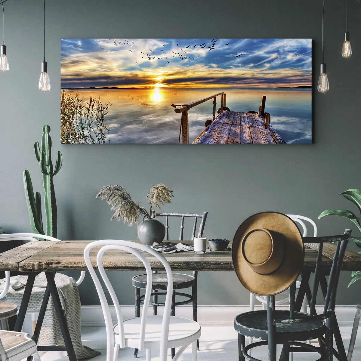 Obraz na płótnie - Wiatr idzie na spoczynek - 100x40 cm