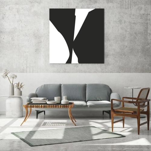 Obraz na szkle - Pozytyw -negatyw - 40x40 cm