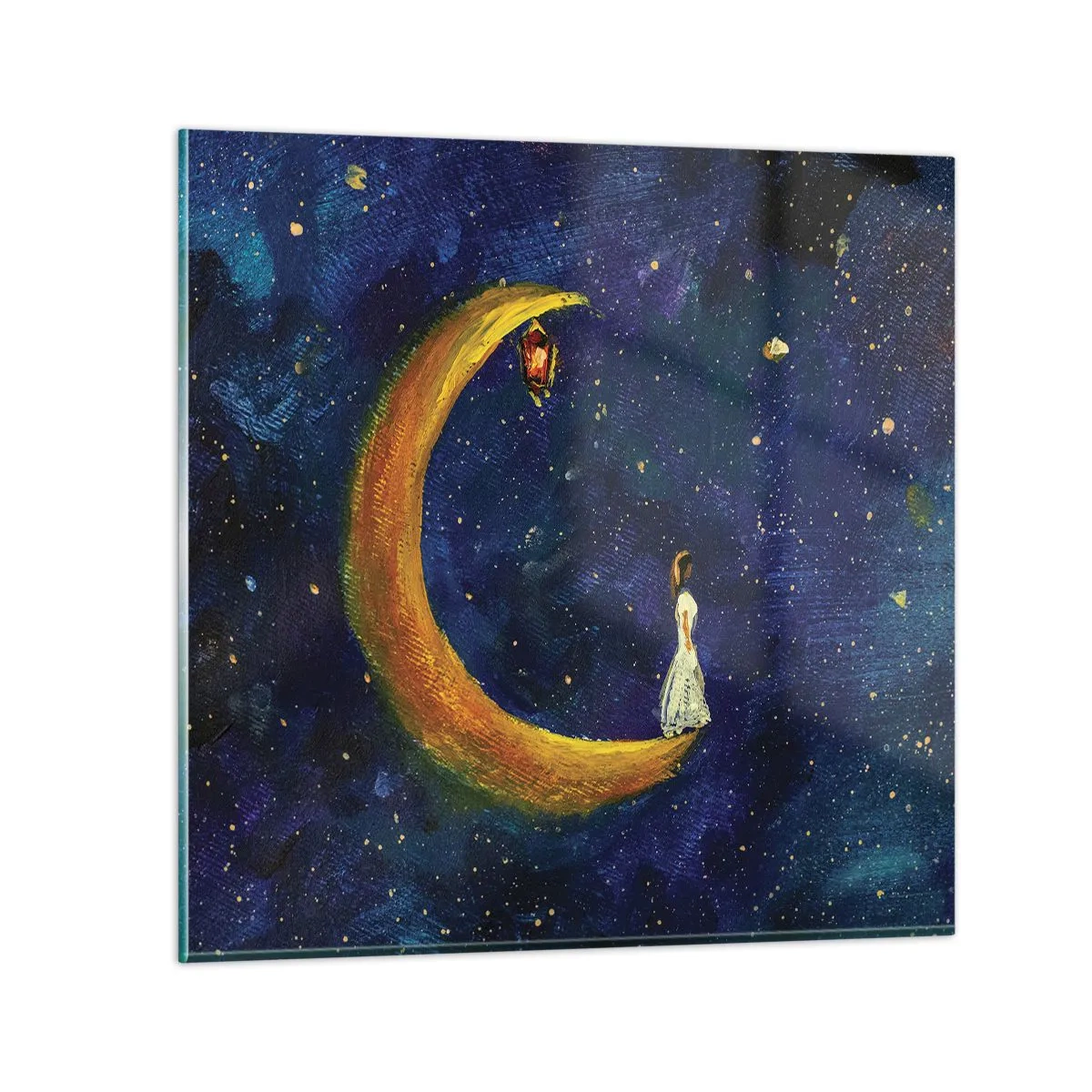 Obraz na szkle - Wołanie świata - 30x30 cm