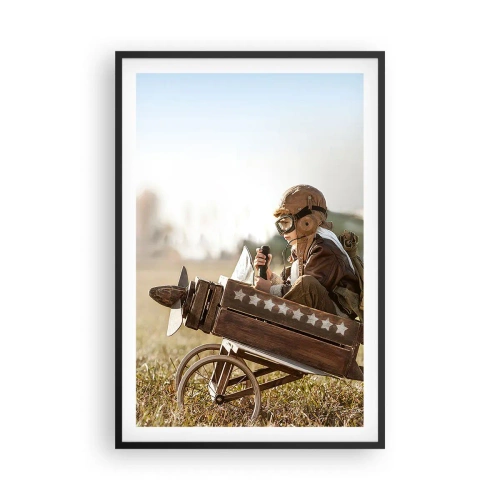 Plakat w czarnej ramie - Start ku marzeniu - 61x91 cm