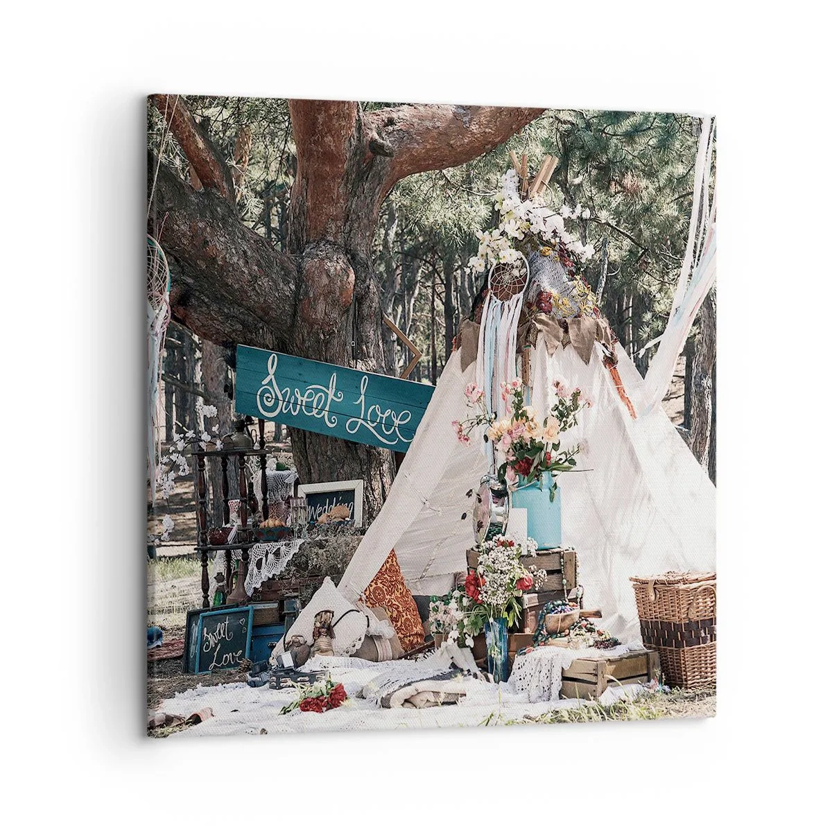 Obraz na płótnie - Make love… - 50x50 cm