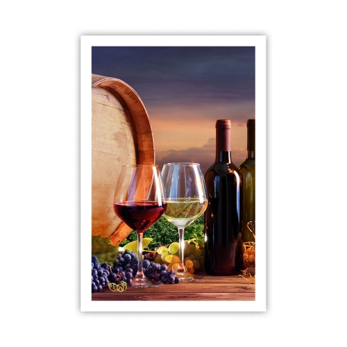 Plakat - Tu życie ma smak - 61x91 cm