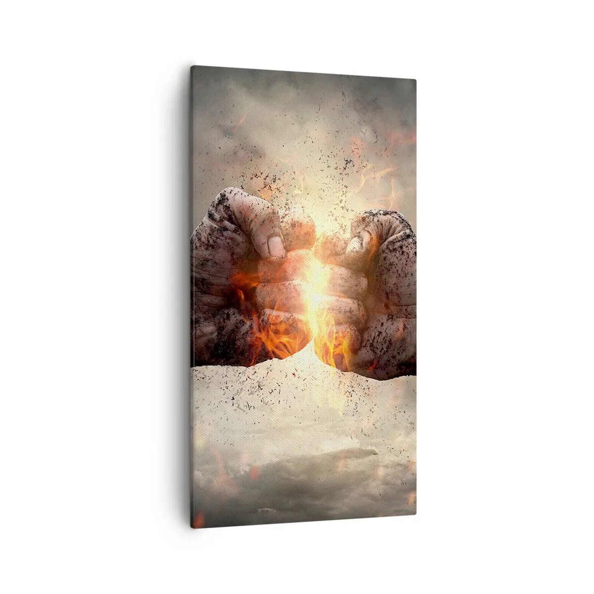 Obraz na płótnie - Stań do walki - 55x100 cm