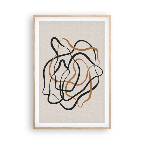 Plakat w ramie jasny dąb - Wszystko się pokręciło - 61x91 cm