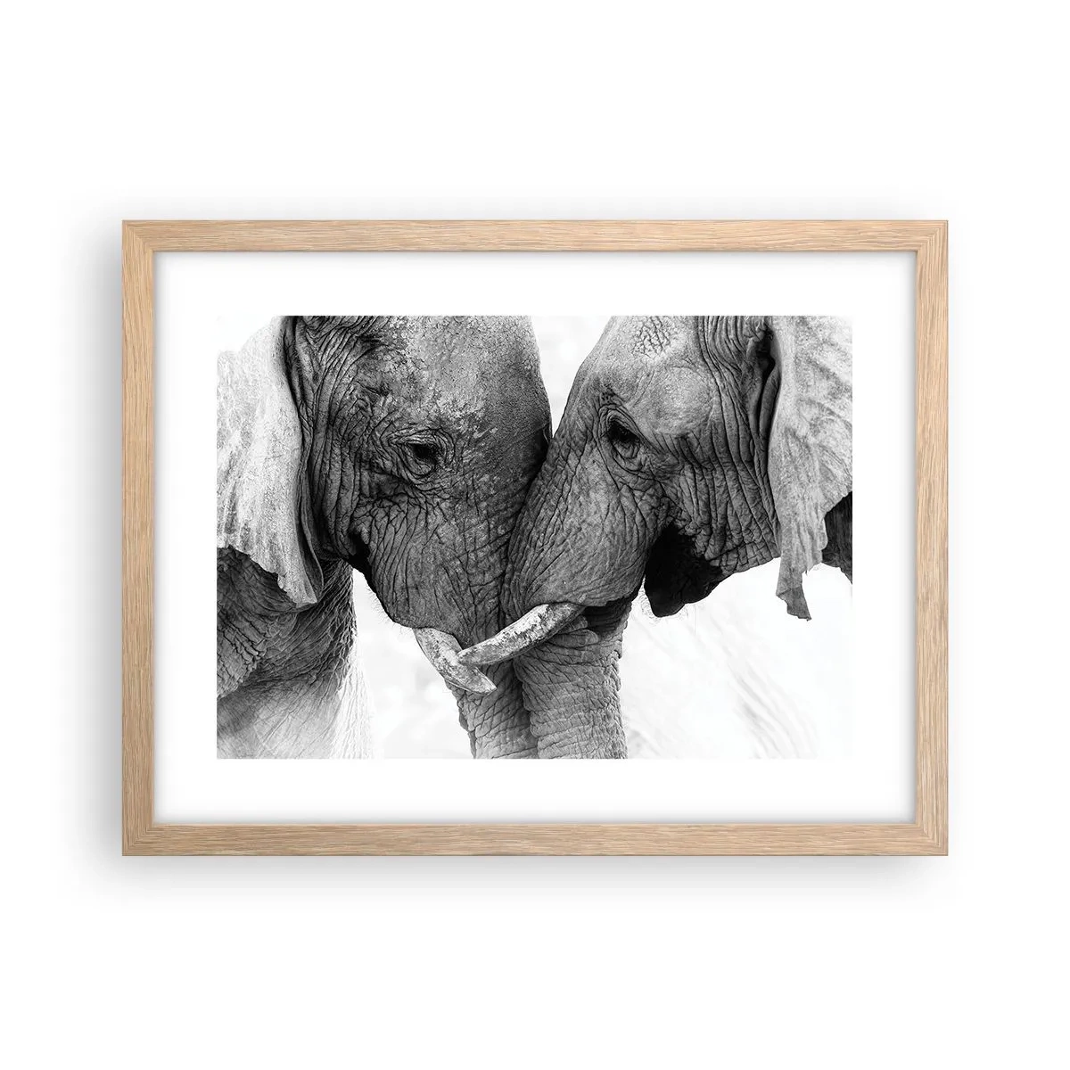 Plakat w ramie jasny dąb - Serdeczne wyznanie - 40x30 cm