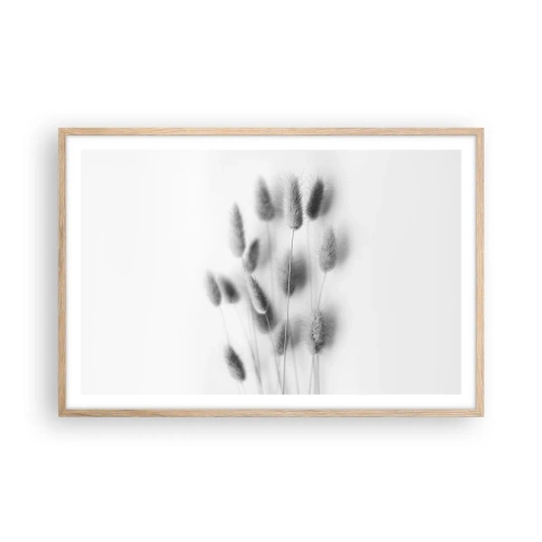 Plakat w ramie jasny dąb - Jej puszystość trawa - 91x61 cm