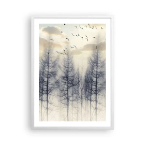 Plakat w białej ramie - Duchy lasu - 50x70 cm