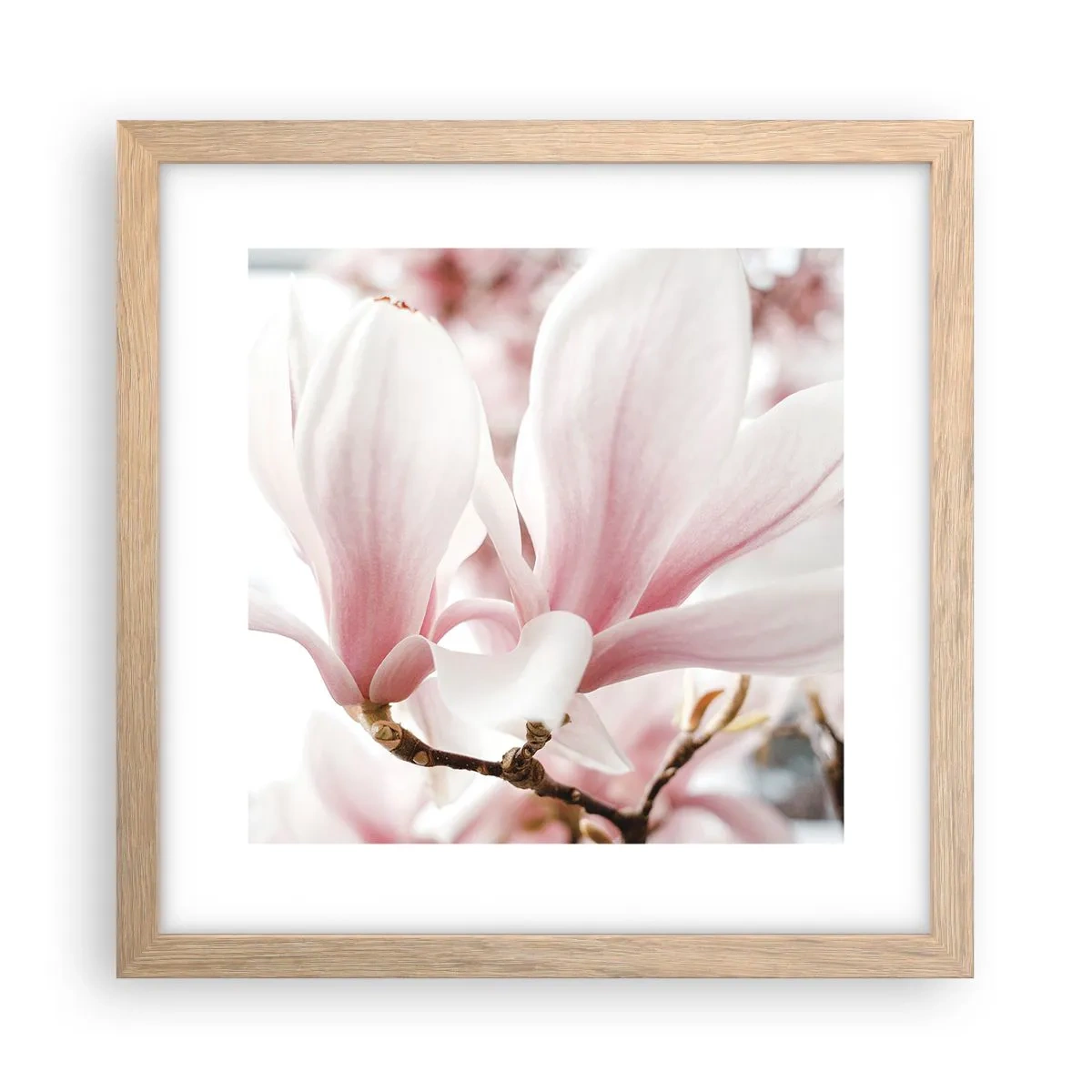 Plakat w ramie jasny dąb - Bezmiar czułości - 30x30 cm