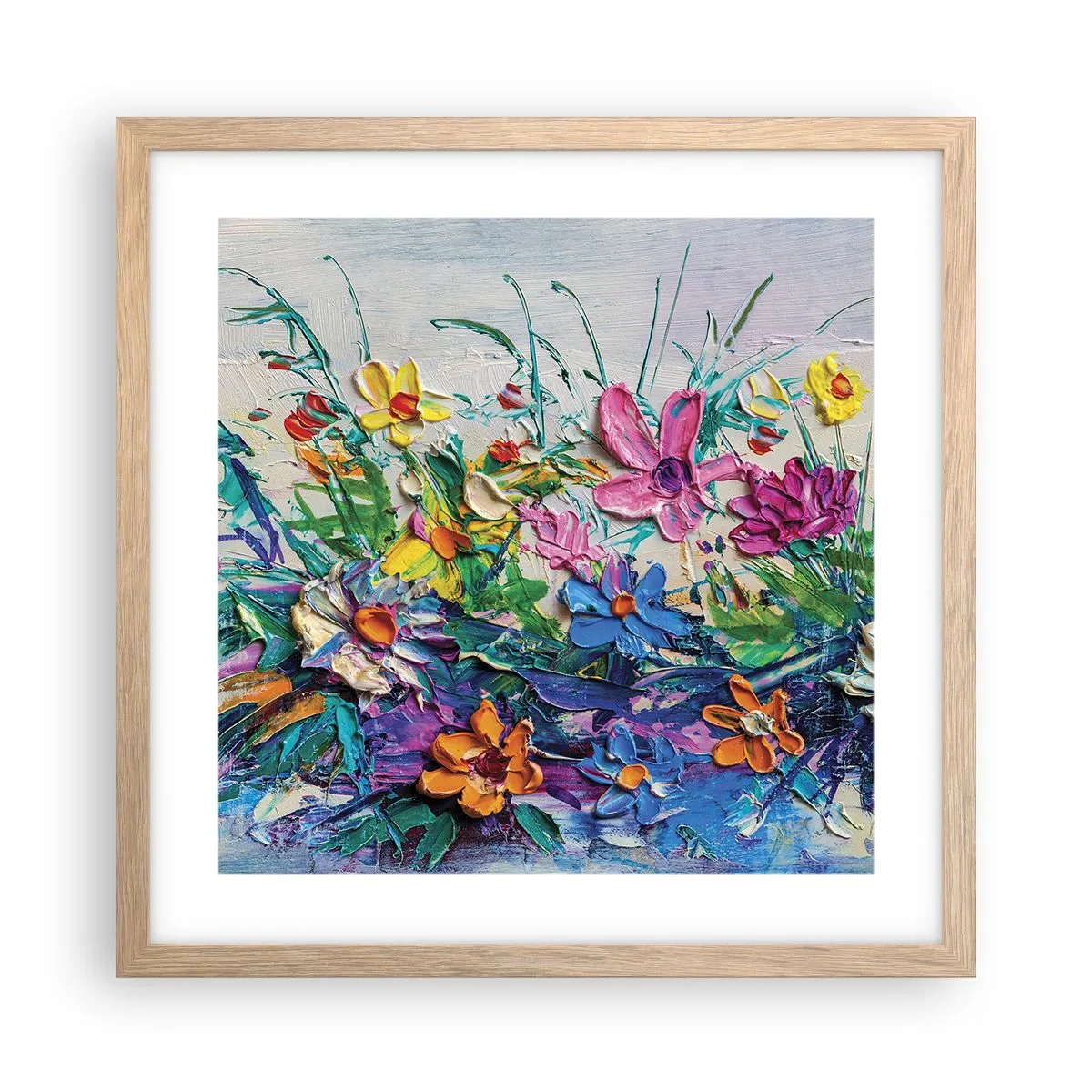 Plakat w ramie jasny dąb - Wcale nie-martwa natura - 40x40 cm