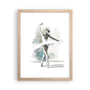 Plakat w ramie jasny dąb - Zaklęta w łabędzia - 30x40 cm