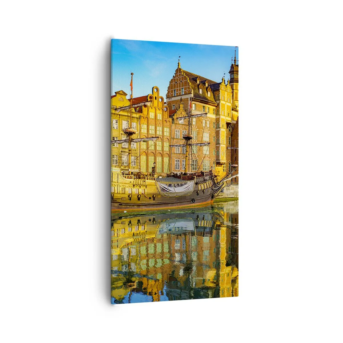 Obraz na płótnie - Lustrzane odbicie przeszłości - 65x120 cm