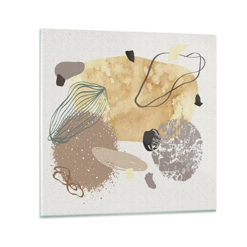 Obraz na szkle - Plumkologia stosowana - 50x50 cm