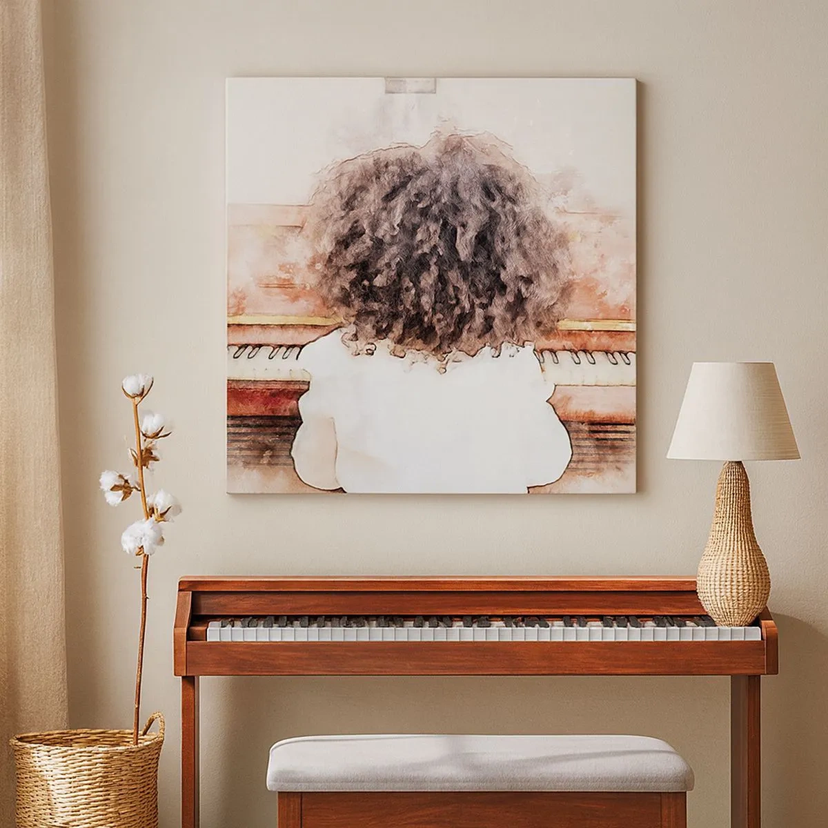 Obraz na płótnie - W nowym świecie - 30x30 cm