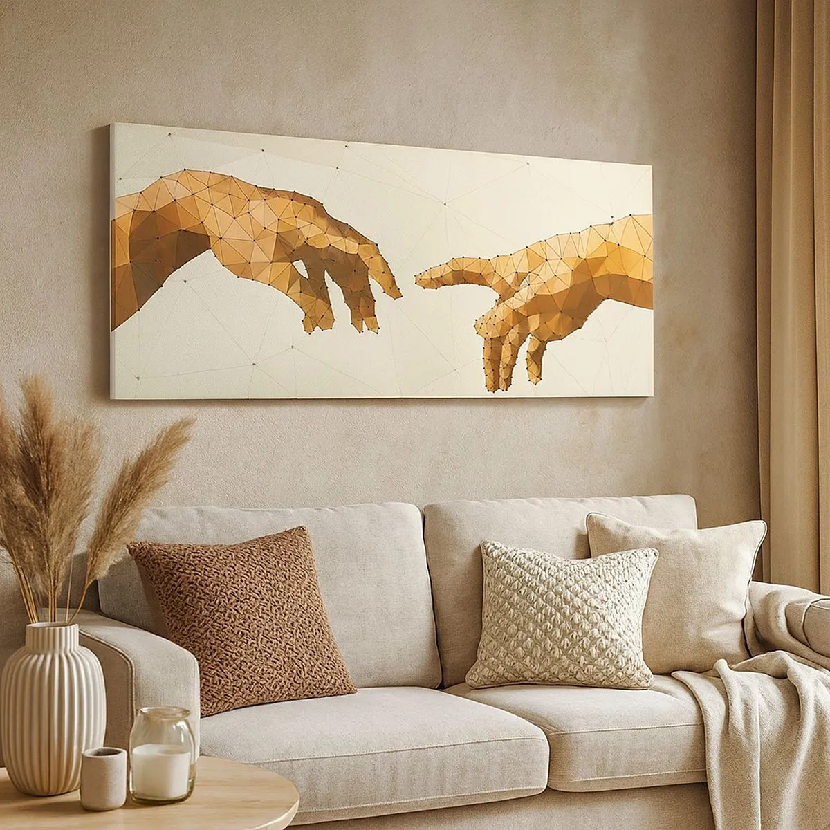 Obraz na płótnie - Boska geometria - 100x40 cm