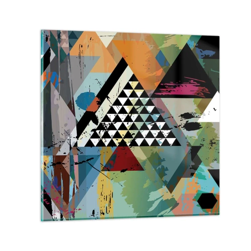 Obraz na szkle - Jakie to proste - 70x70 cm