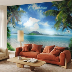 Fototapeta Standard Eco - Lazur tropików - Krajobraz, Ocean, Plaża - 450x315 cm