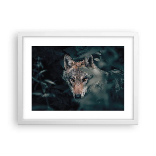 Plakat w białej ramie - Łowca - 40x30 cm