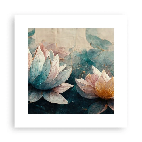 Plakat - Gwiazdy jeziora - 30x30 cm