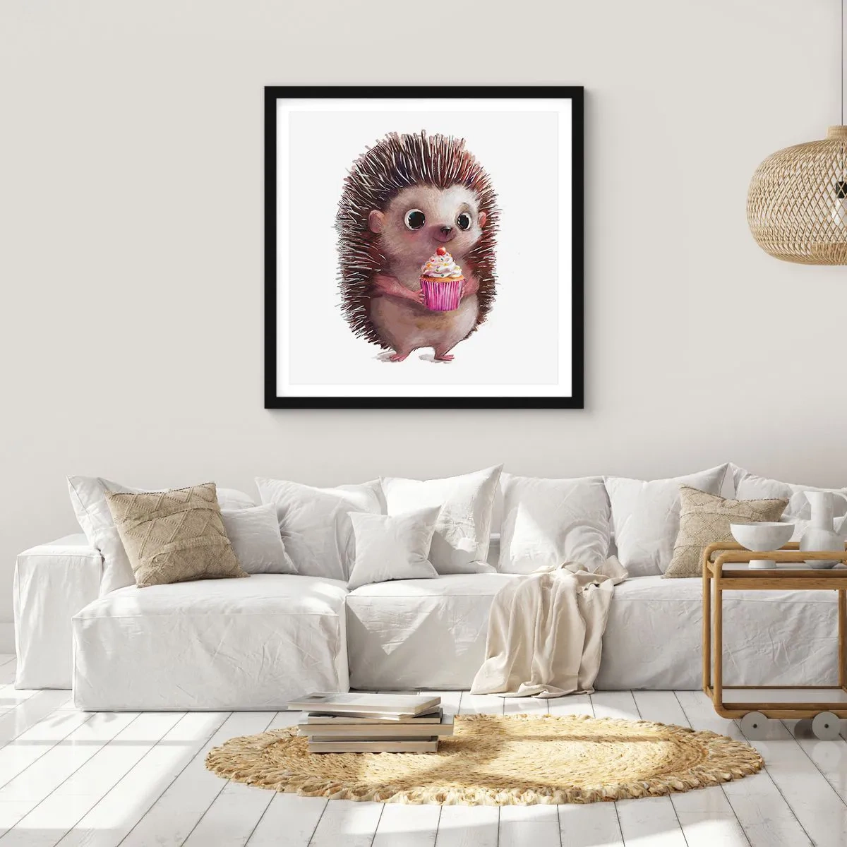 Plakat w czarnej ramie - Święto jest co dzień - 30x30 cm