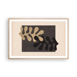 Plakat w ramie jasny dąb - Brak i dopełnienie - 91x61 cm