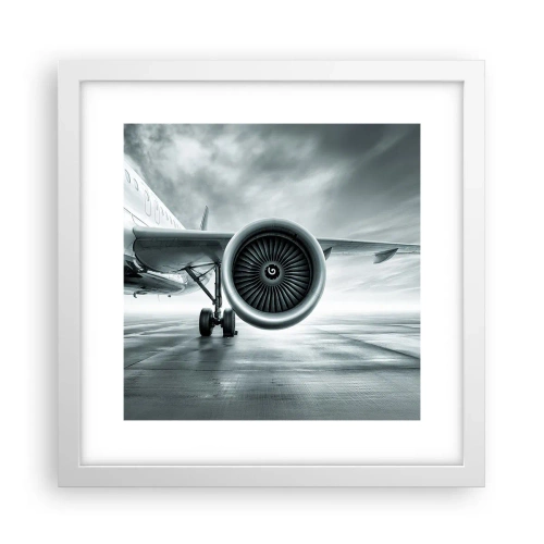 Plakat w białej ramie - Jest moc! - 30x30 cm