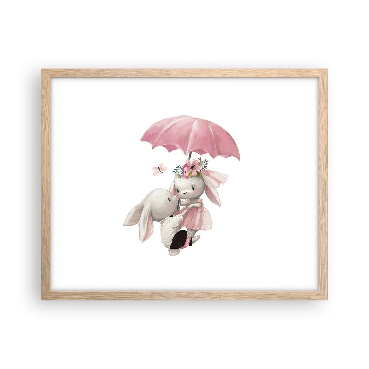 Plakat w ramie jasny dąb - To właśnie miłość - 50x40 cm